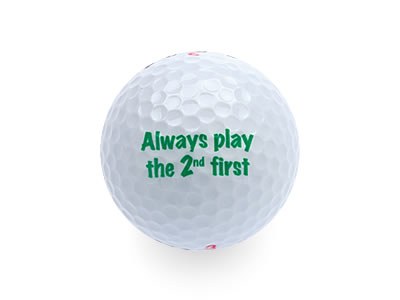 Spruchball "Always play the 2nd first"